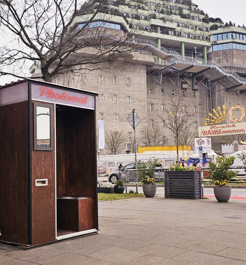 Fotoautomat Feldstraße Hamburg – direkt am Heiligengeistfeld (Farbstreifen)